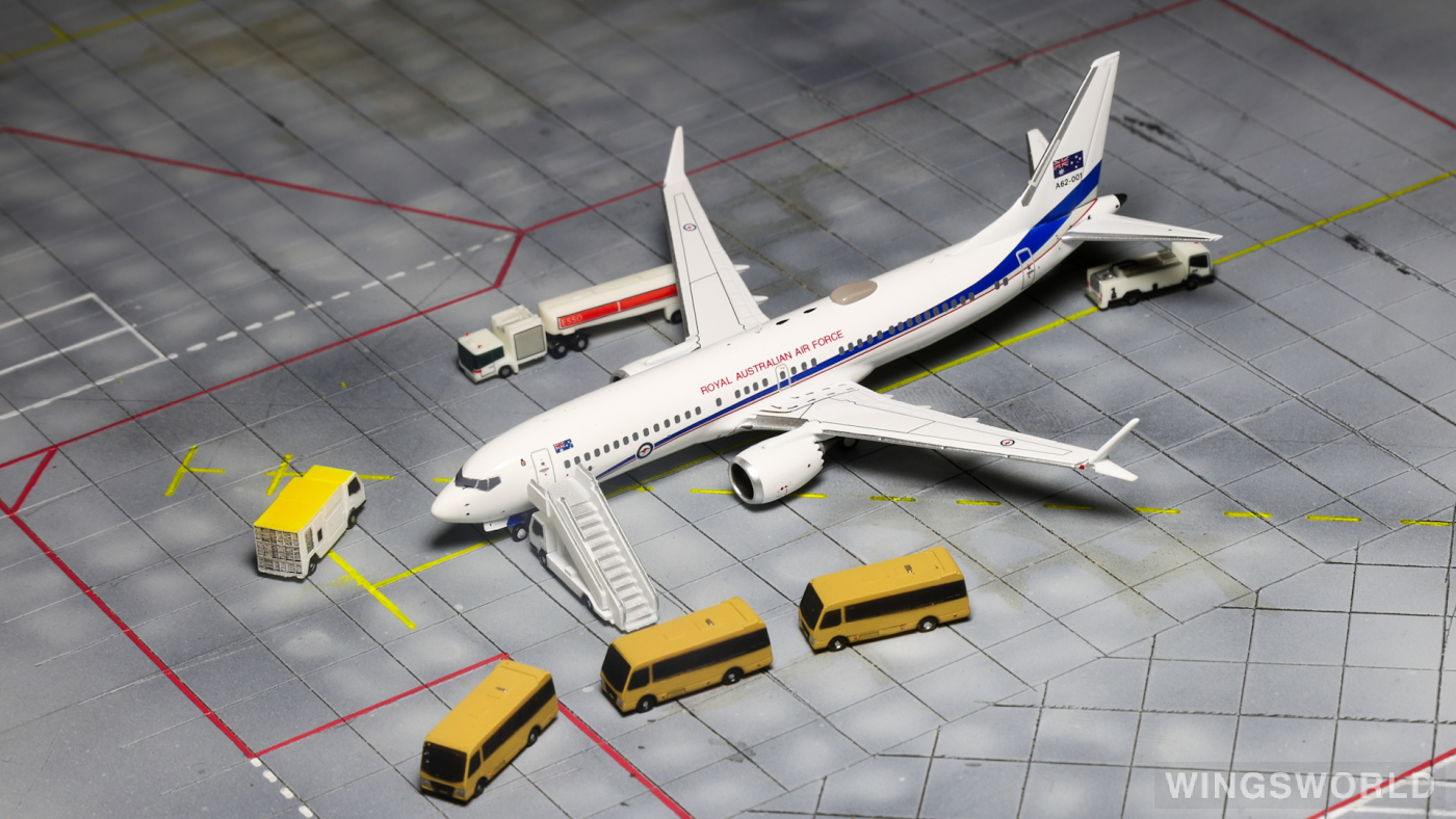NGmodels 1:400 NG88035 RAAF 澳大利亚皇家空军 Boeing 737 MAX 8 62-001