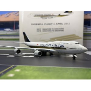Singapore Airlines 新加坡航空 Boeing 747-400 9V-SPQ  JX603 Jet-X 1:400
