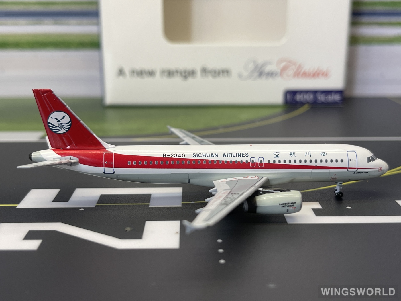 AeroClassics 1:400 AC4B2340 Sichuan Airlines 四川航空 Airbus A320 B-2340