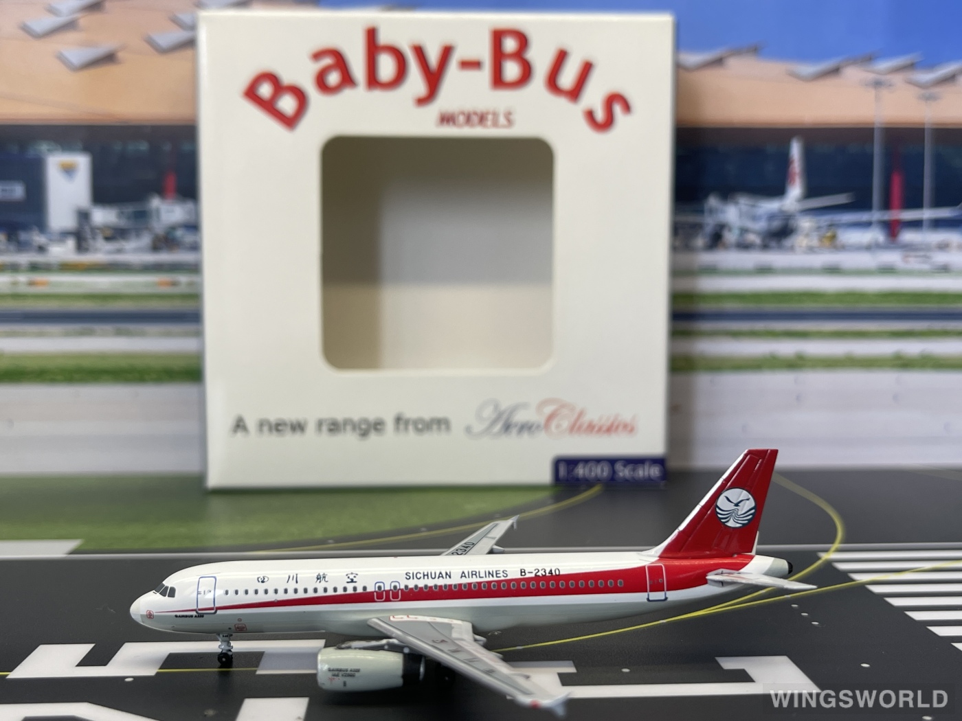 AeroClassics 1:400 AC4B2340 Sichuan Airlines 四川航空 Airbus A320 B-2340
