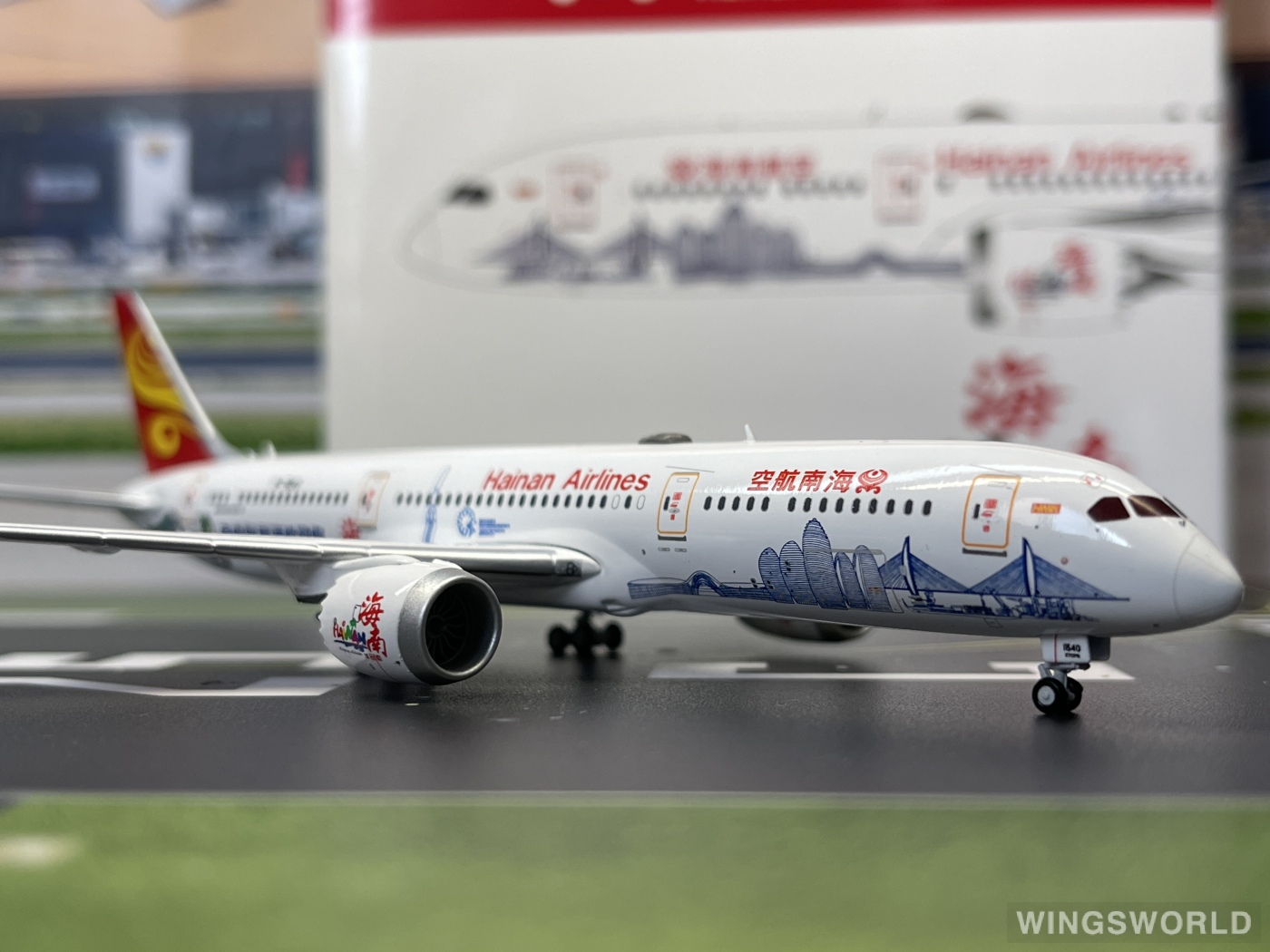 Aviation400 1:400 AV4193 Hainan Airlines 海南航空 Boeing 787-9 B-1540