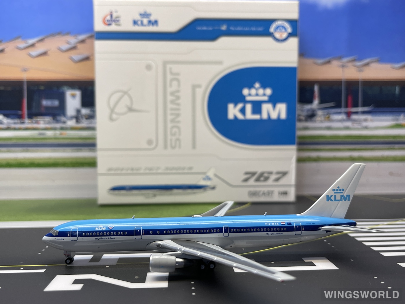 JC Wings 1:400 XX4992 KLM 荷兰皇家航空 Boeing 767-300ER PH-BZK