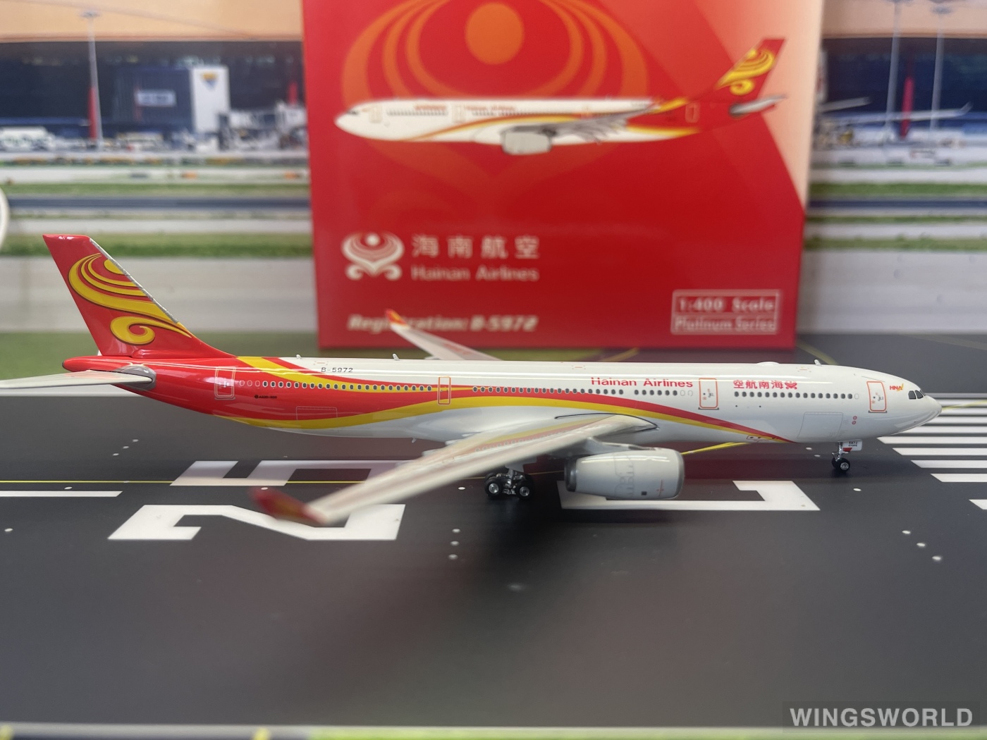 Phoenix 1:400 PH11295 Hainan Airlines 海南航空 Airbus A330-300 B-5972