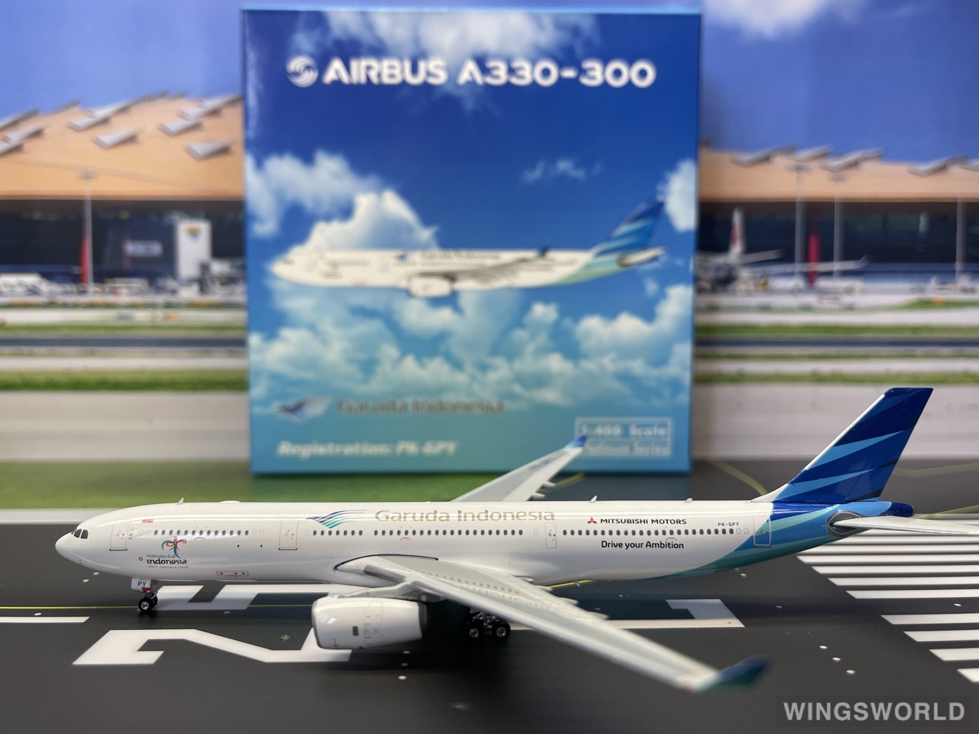 Phoenix 1:400 PH11634 Garuda Indonesia 印度尼西亚鹰航 Airbus A330-300 PK-GPY