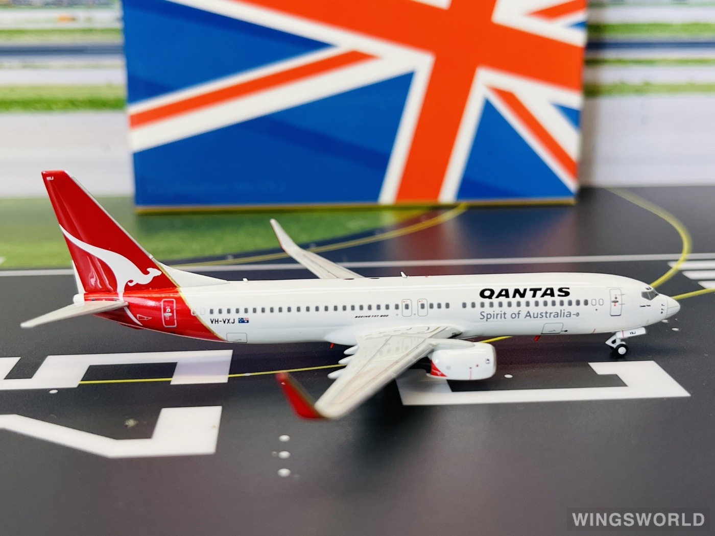 NGmodels 1:400 NG7380002A Qantas 澳洲航空 Boeing 737-800 VH-VXJ