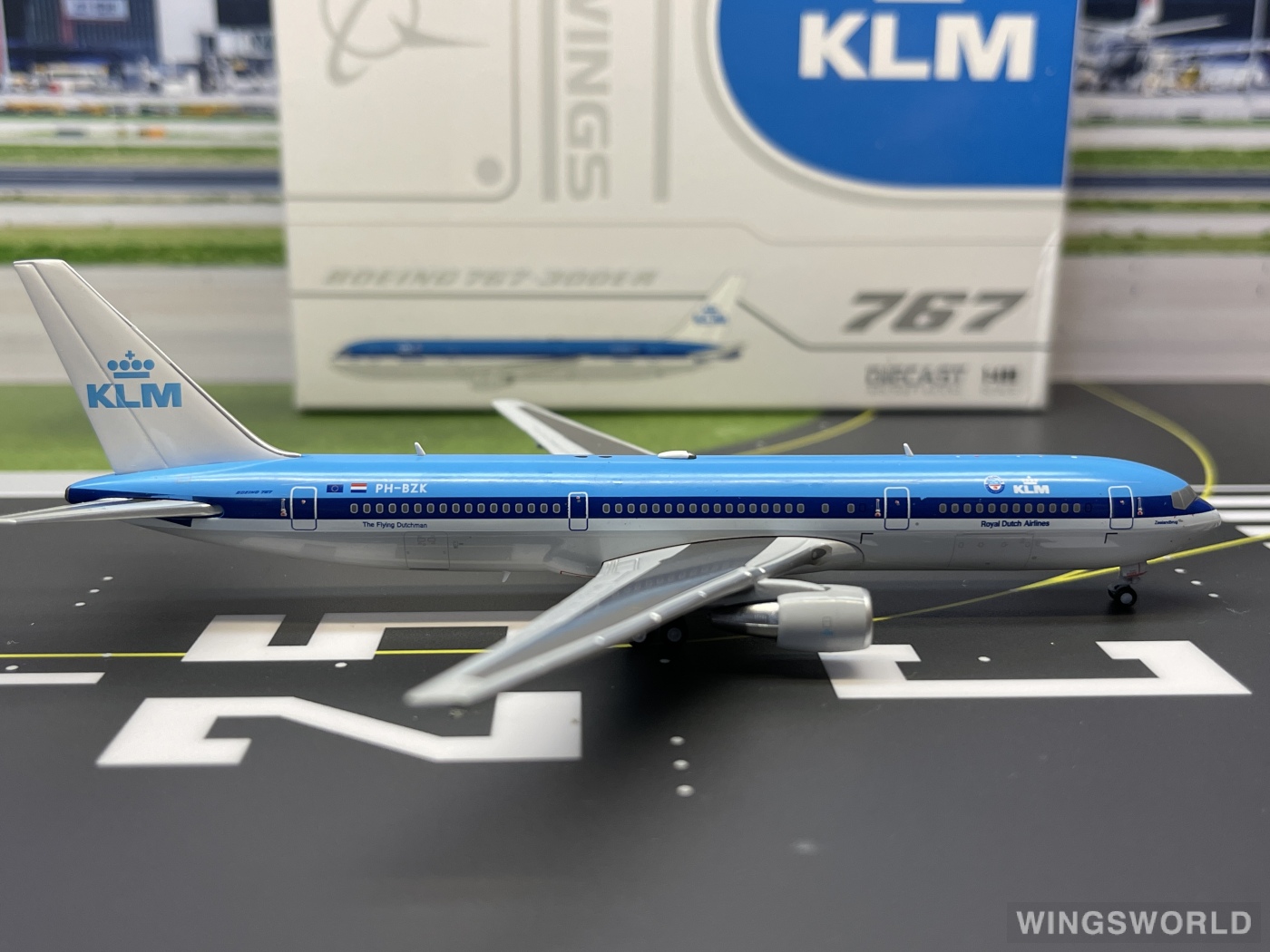 JC Wings 1:400 XX4992 KLM 荷兰皇家航空 Boeing 767-300ER PH-BZK