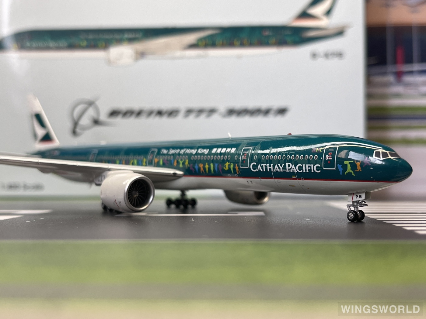 JC Wings 1:400 XX4370 Cathay Pacific 国泰航空 Boeing 777-300ER B-KPB