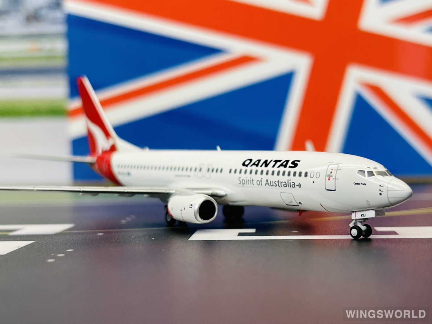 NGmodels 1:400 NG7380002A Qantas 澳洲航空 Boeing 737-800 VH-VXJ