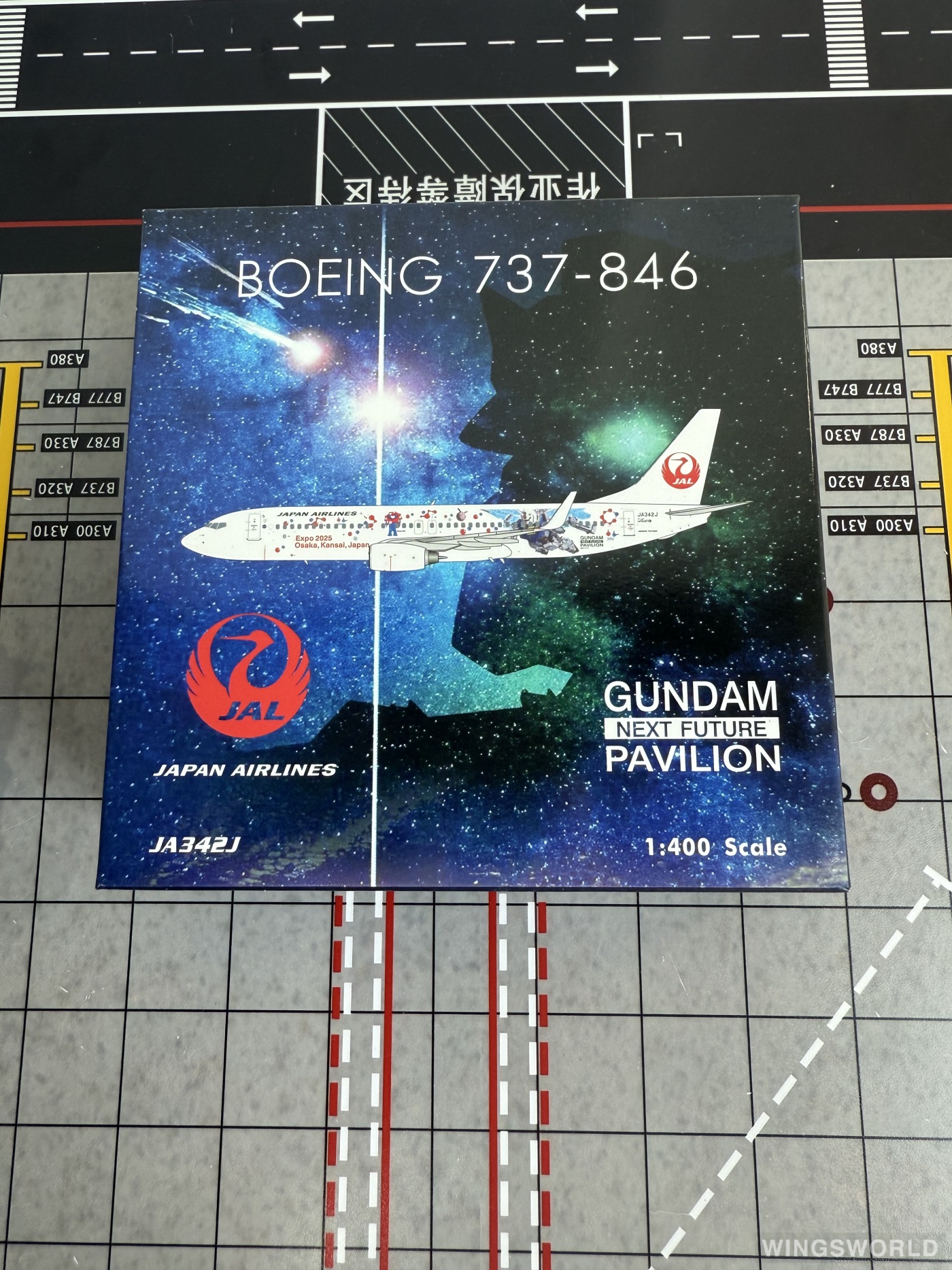 Phoenix 1:400 PH04647 Japan Airlines 日本航空 Boeing 737-800 JA342J