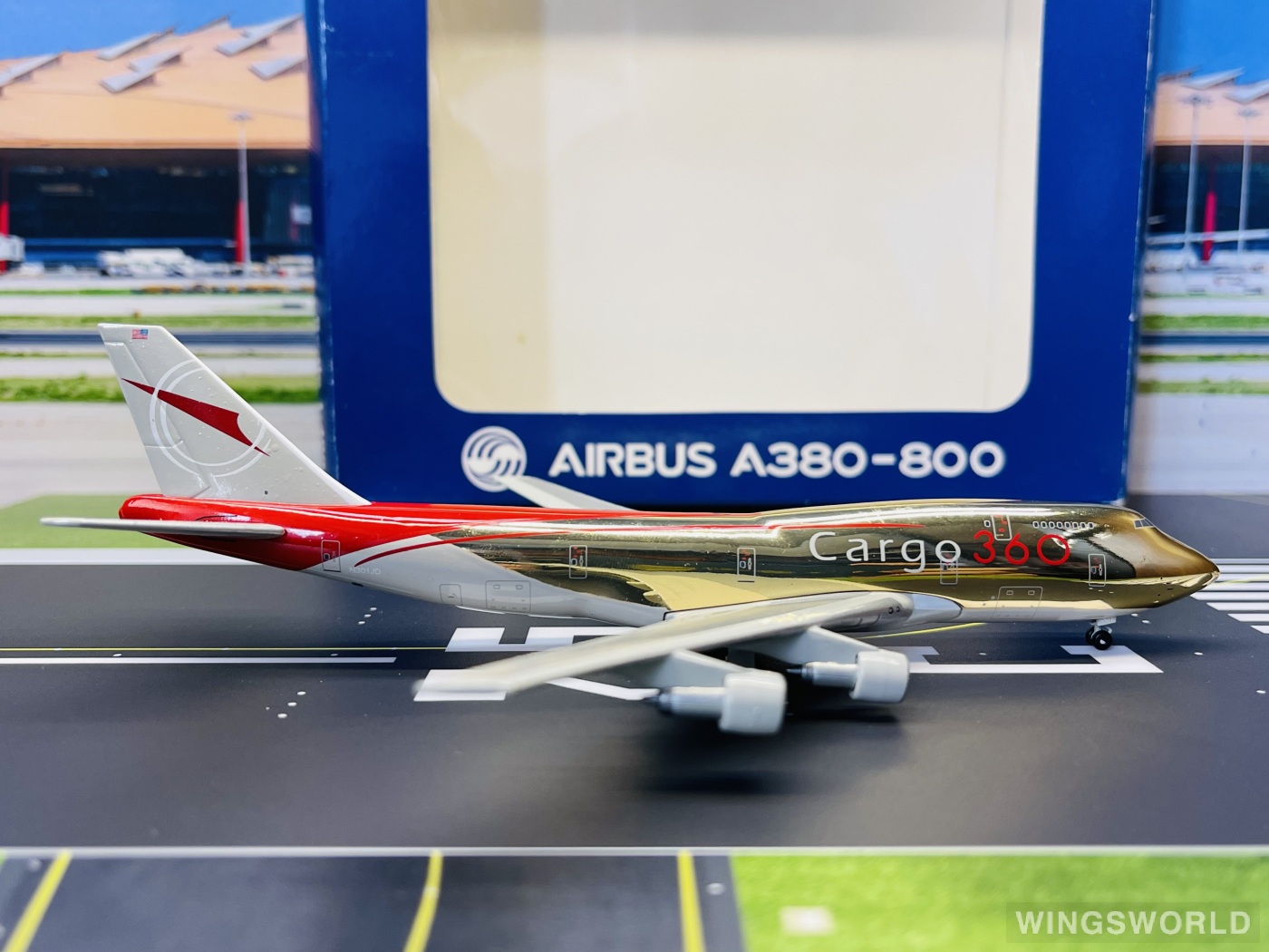 Jet-X 1:400 JX477-G Cargo 360 Boeing 747-200 N301JD