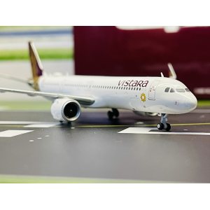 Vistara 维斯塔拉航空 Airbus A321neo VT-TVA  XX4454 JC Wings 1:400