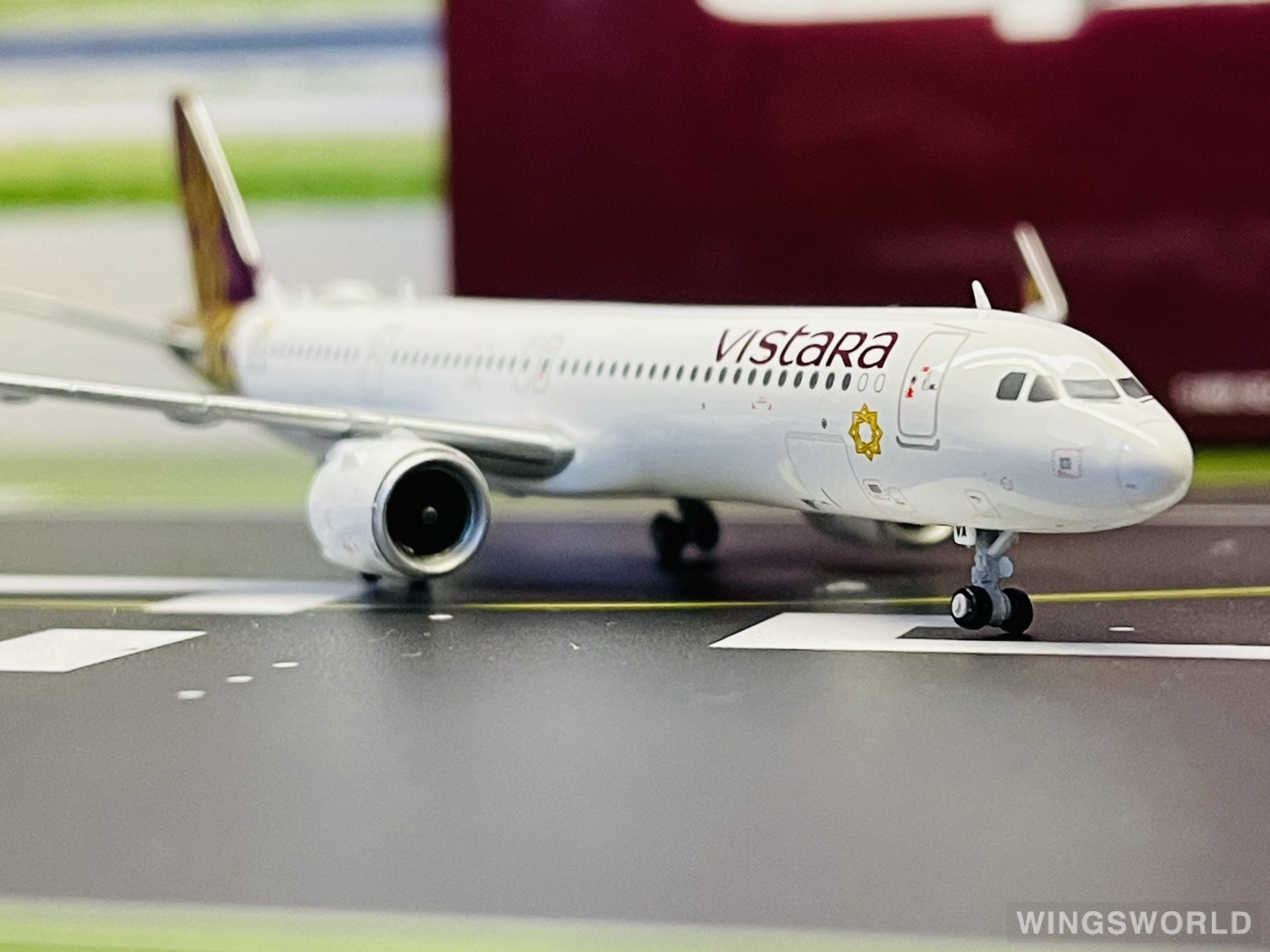 JC Wings 1:400 XX4454 Vistara 维斯塔拉航空 Airbus A321neo VT-TVA