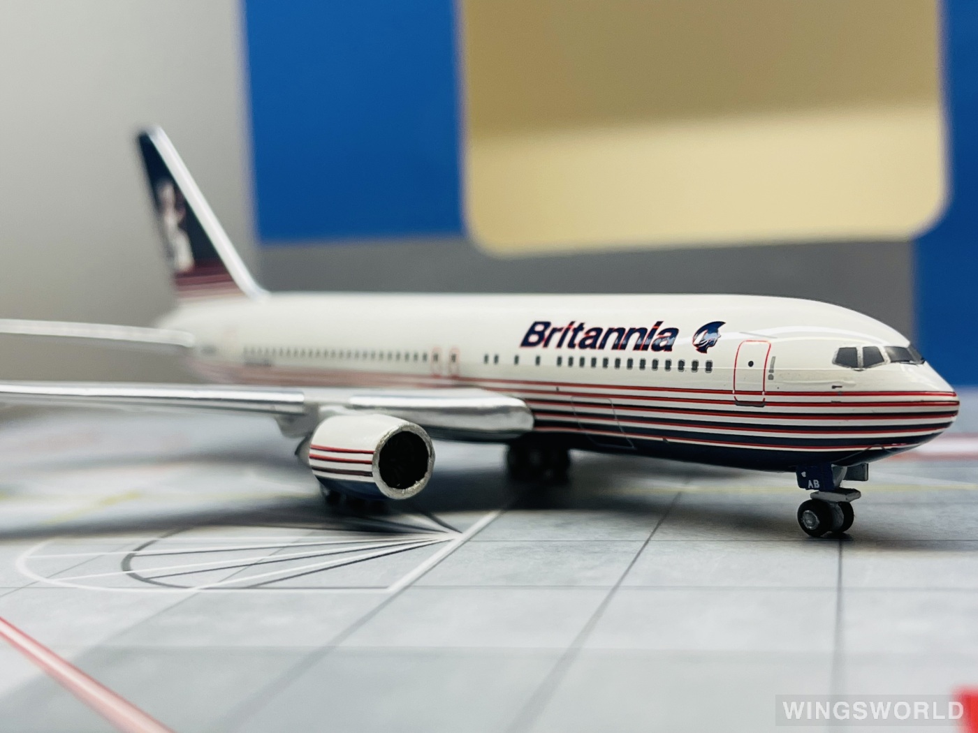 AeroClassics 1:400 AC419518 Britannia 大不列颠航空 Boeing 767-200 G-BYAB