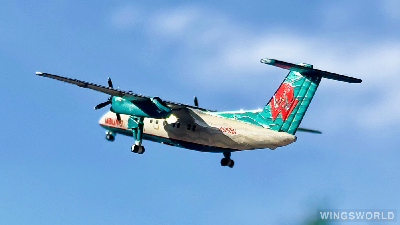 Geminijets 1:400 GJAWE941 America West Airlines 美西航空 Bombardier Dash 8-200 N989HA