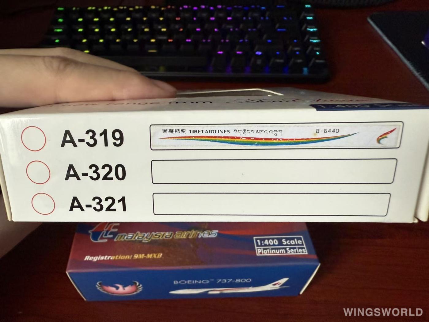 AeroClassics 1:400 AC4B6440 Tibet Airlines 西藏航空 Airbus A319 B-6440