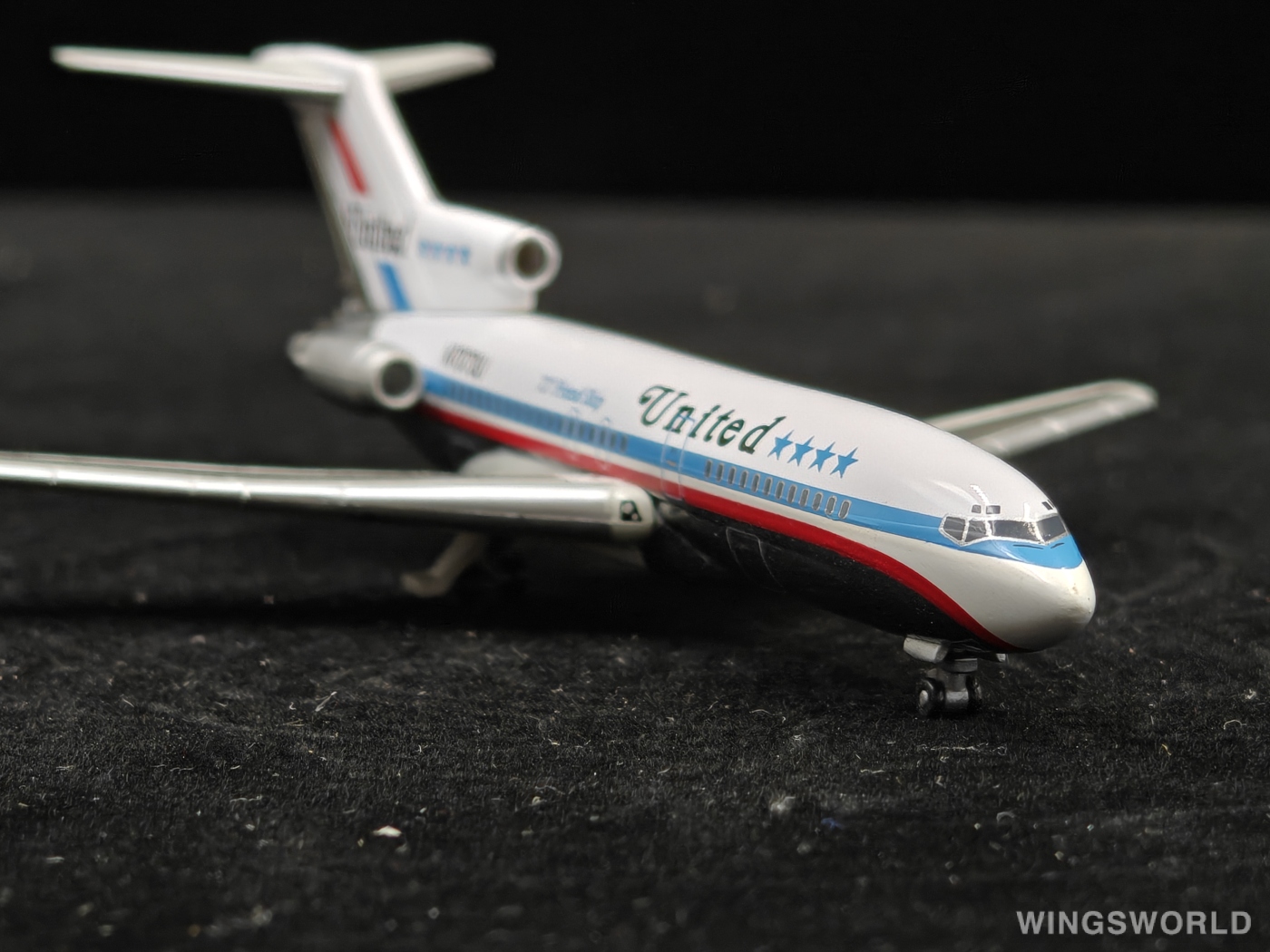 Jet-X 1:400 JX042 United Airlines 美国联合航空 Boeing 727-200 N7073U