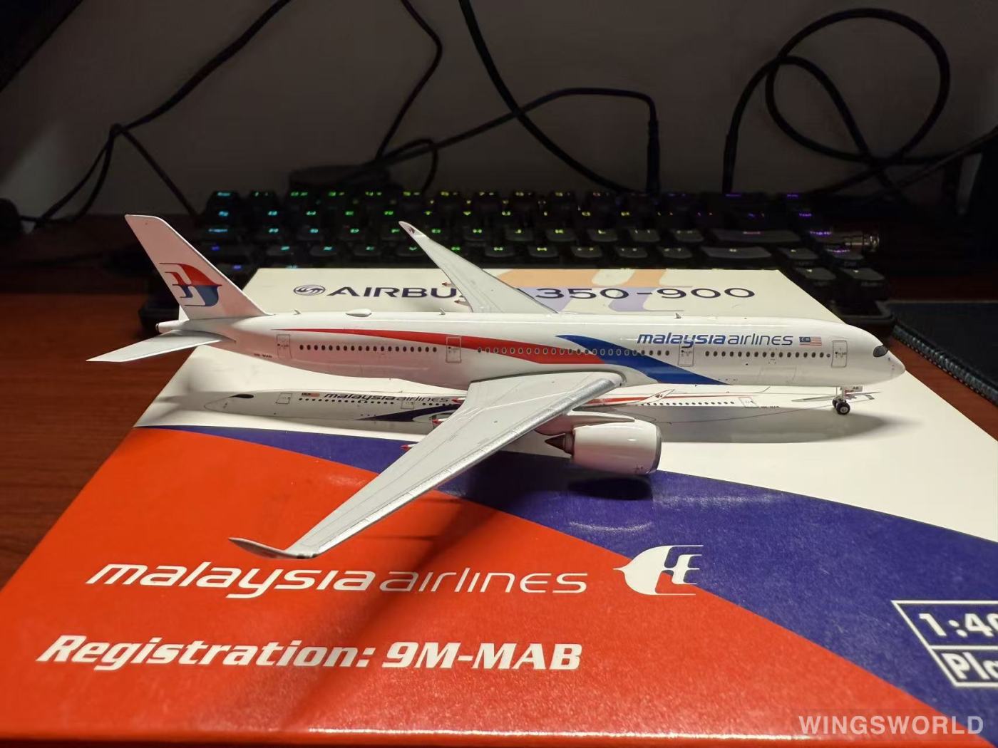 Phoenix 1:400 PH11408 Malaysia Airlines 马来西亚航空 Airbus A350-900 9M-MAB