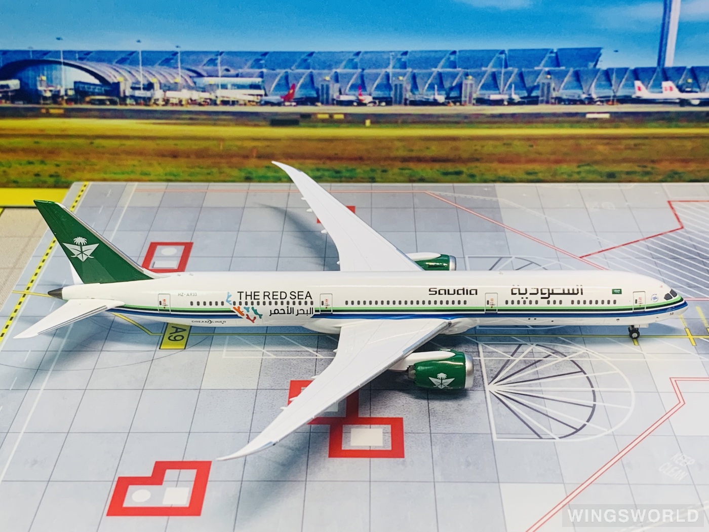 NGmodels 1:400 NG56027 Saudia 沙特阿拉伯航空 Boeing 787-10 HZ-AR33