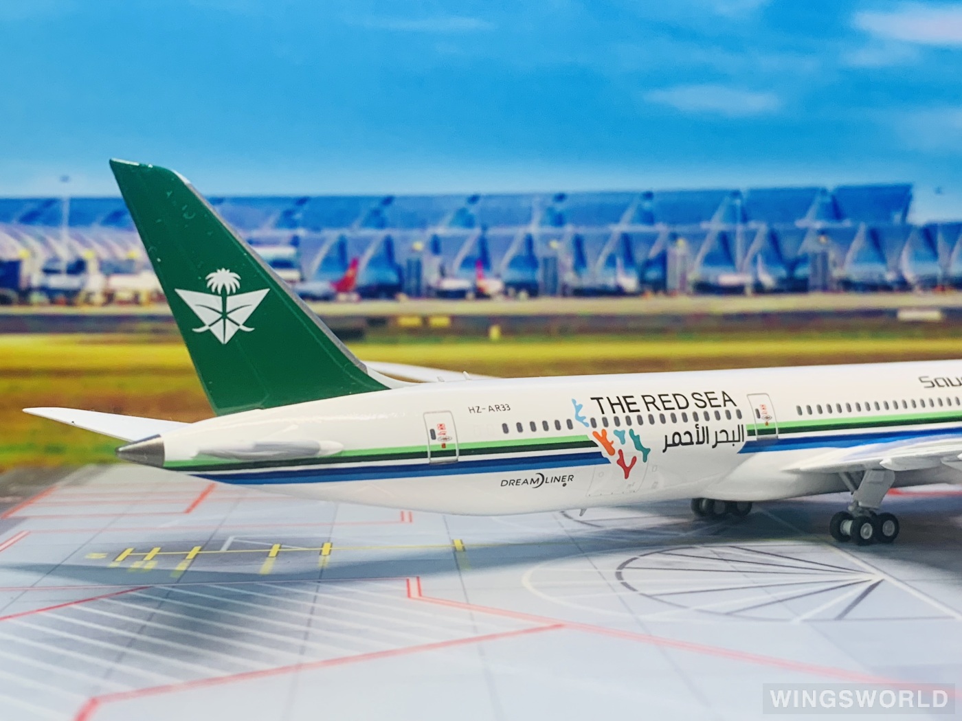 NGmodels 1:400 NG56027 Saudia 沙特阿拉伯航空 Boeing 787-10 HZ-AR33