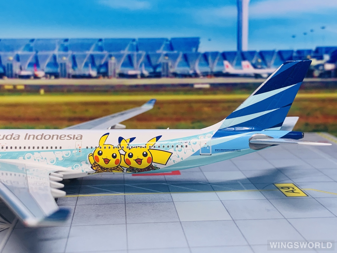 NGmodels 1:400 NG62073 Garuda Indonesia 印度尼西亚鹰航 Airbus A330-300 PK-GPY