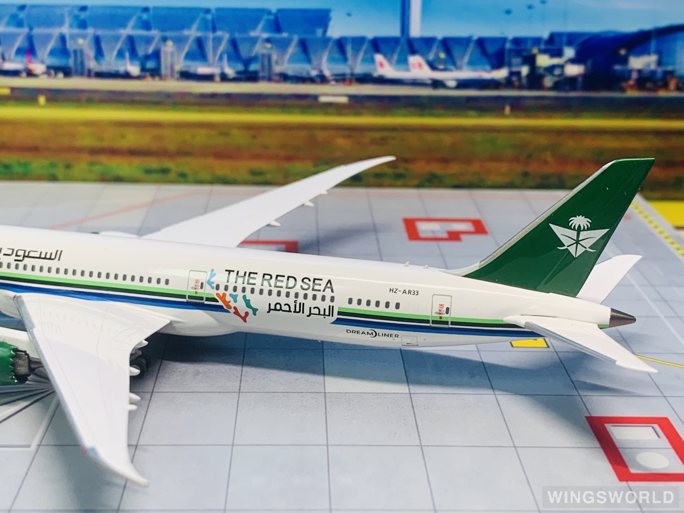 NGmodels 1:400 NG56027 Saudia 沙特阿拉伯航空 Boeing 787-10 HZ-AR33