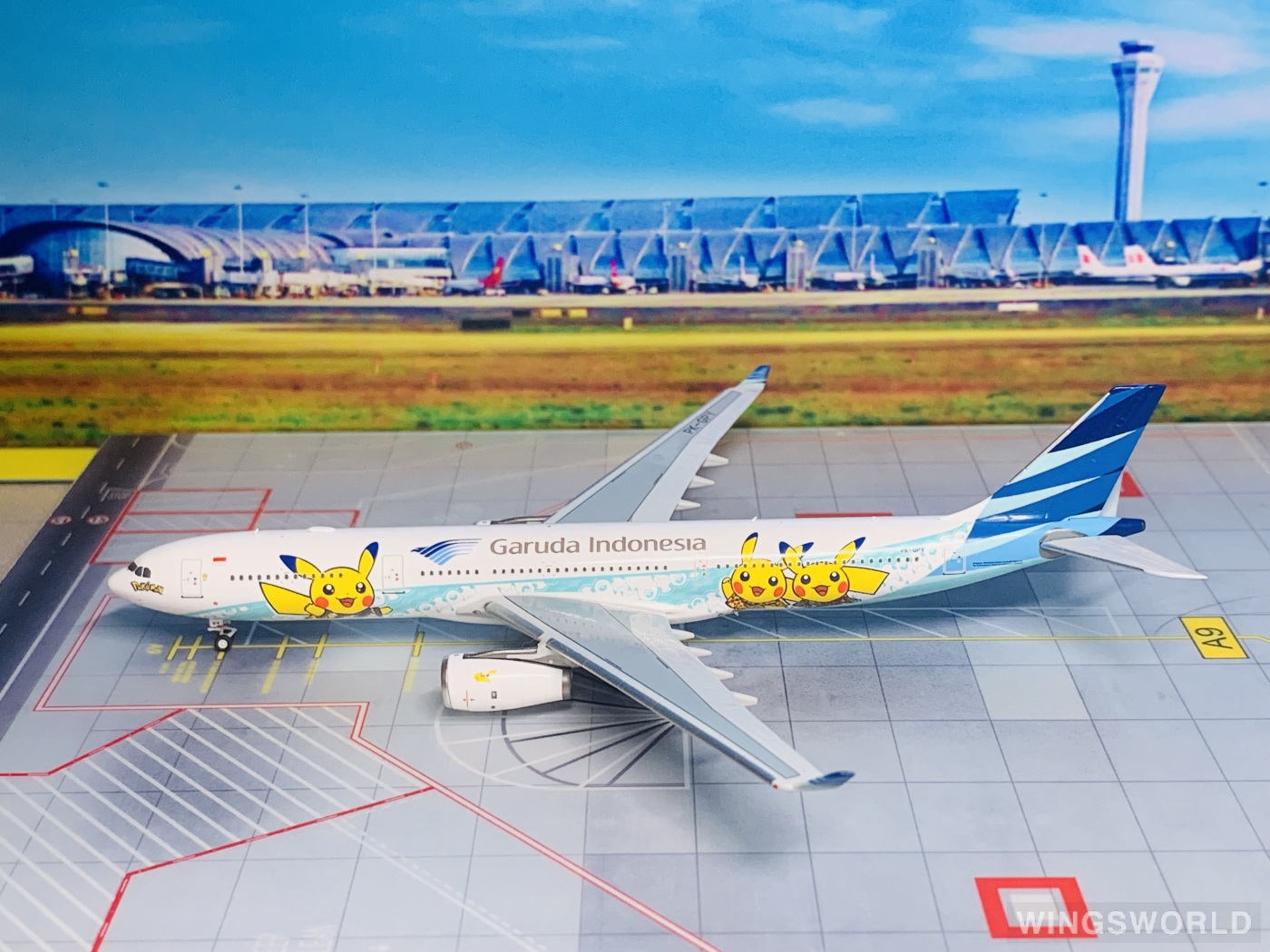 NGmodels 1:400 NG62073 Garuda Indonesia 印度尼西亚鹰航 Airbus A330-300 PK-GPY