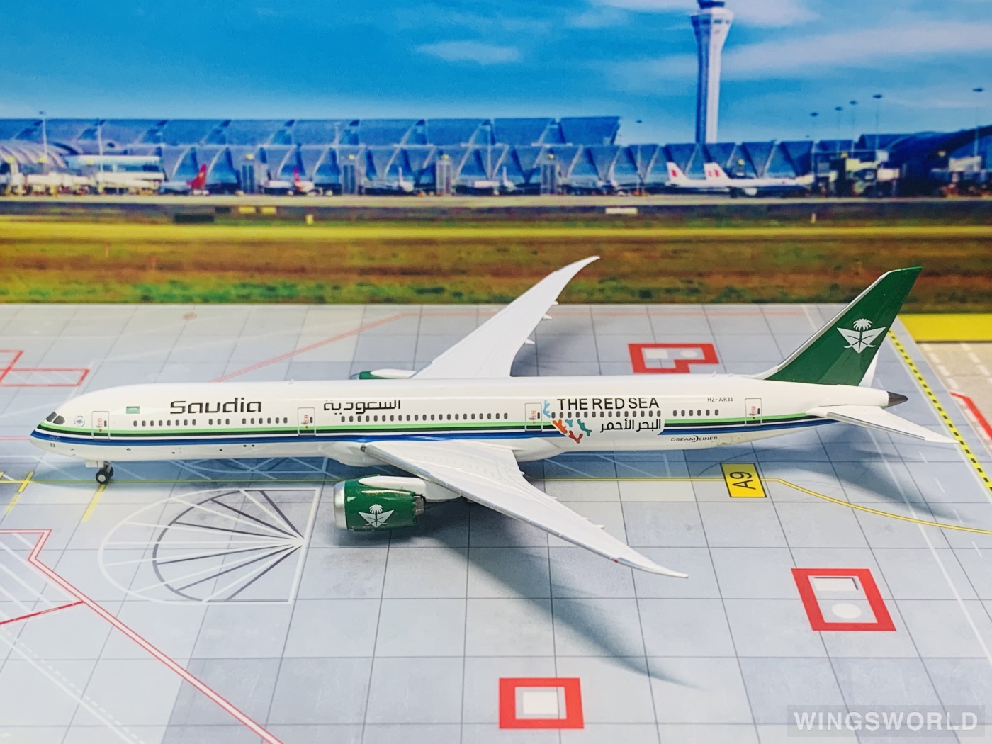 NGmodels 1:400 NG56027 Saudia 沙特阿拉伯航空 Boeing 787-10 HZ-AR33
