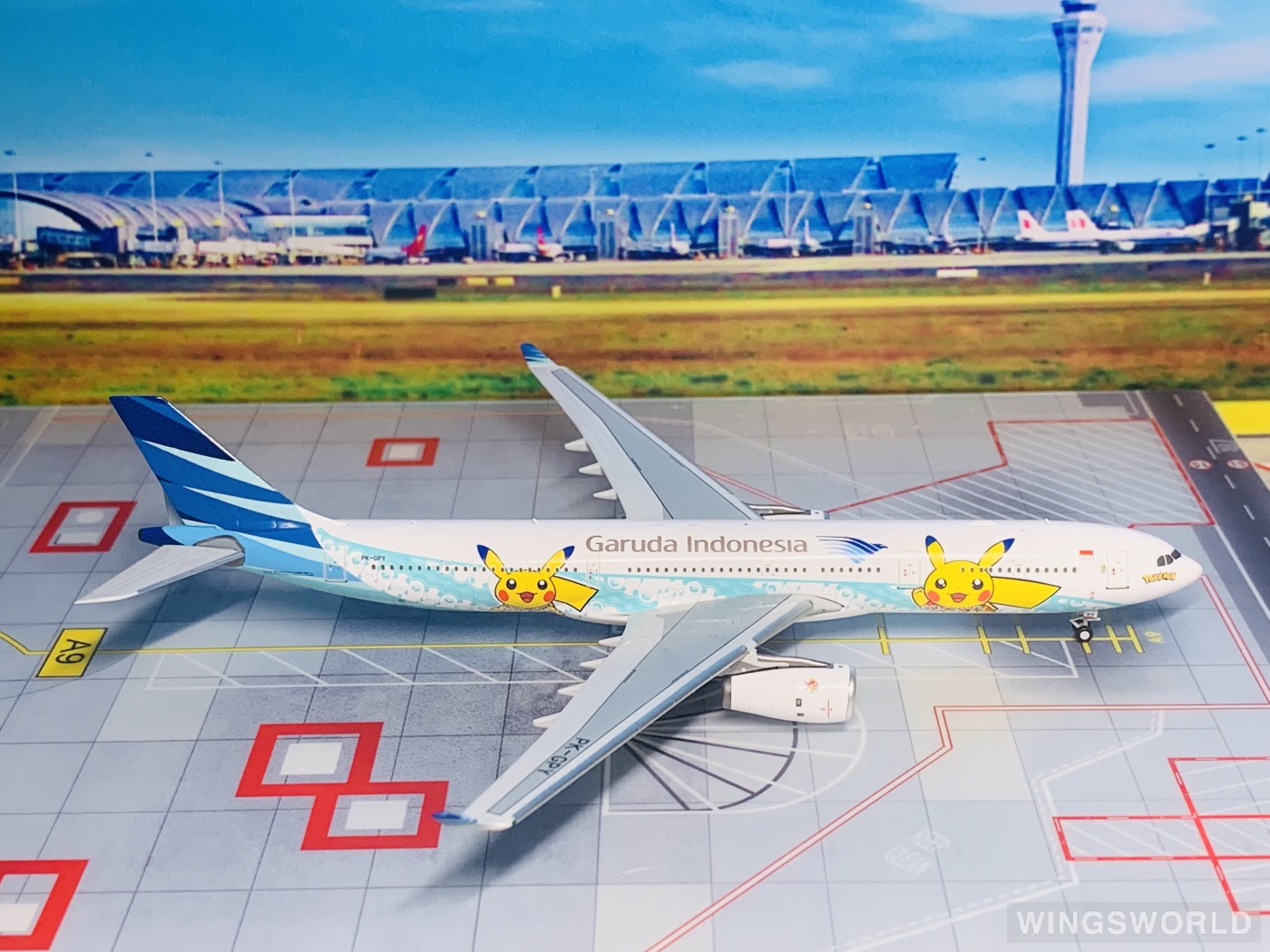 NGmodels 1:400 NG62073 Garuda Indonesia 印度尼西亚鹰航 Airbus A330-300 PK-GPY