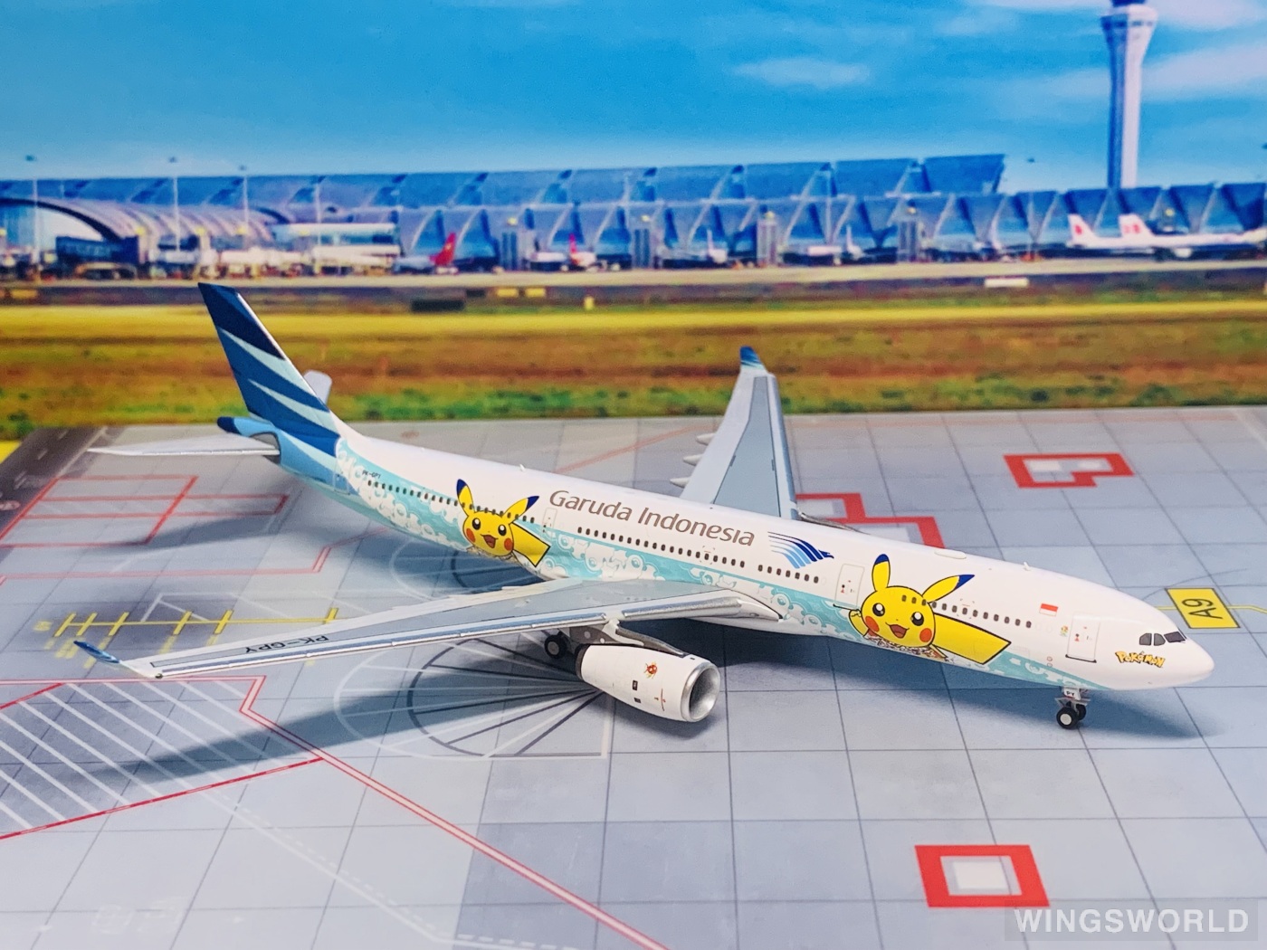 NGmodels 1:400 NG62073 Garuda Indonesia 印度尼西亚鹰航 Airbus A330-300 PK-GPY