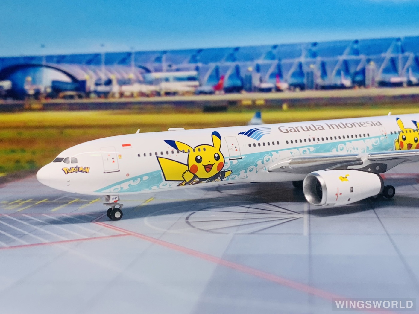NGmodels 1:400 NG62073 Garuda Indonesia 印度尼西亚鹰航 Airbus A330-300 PK-GPY