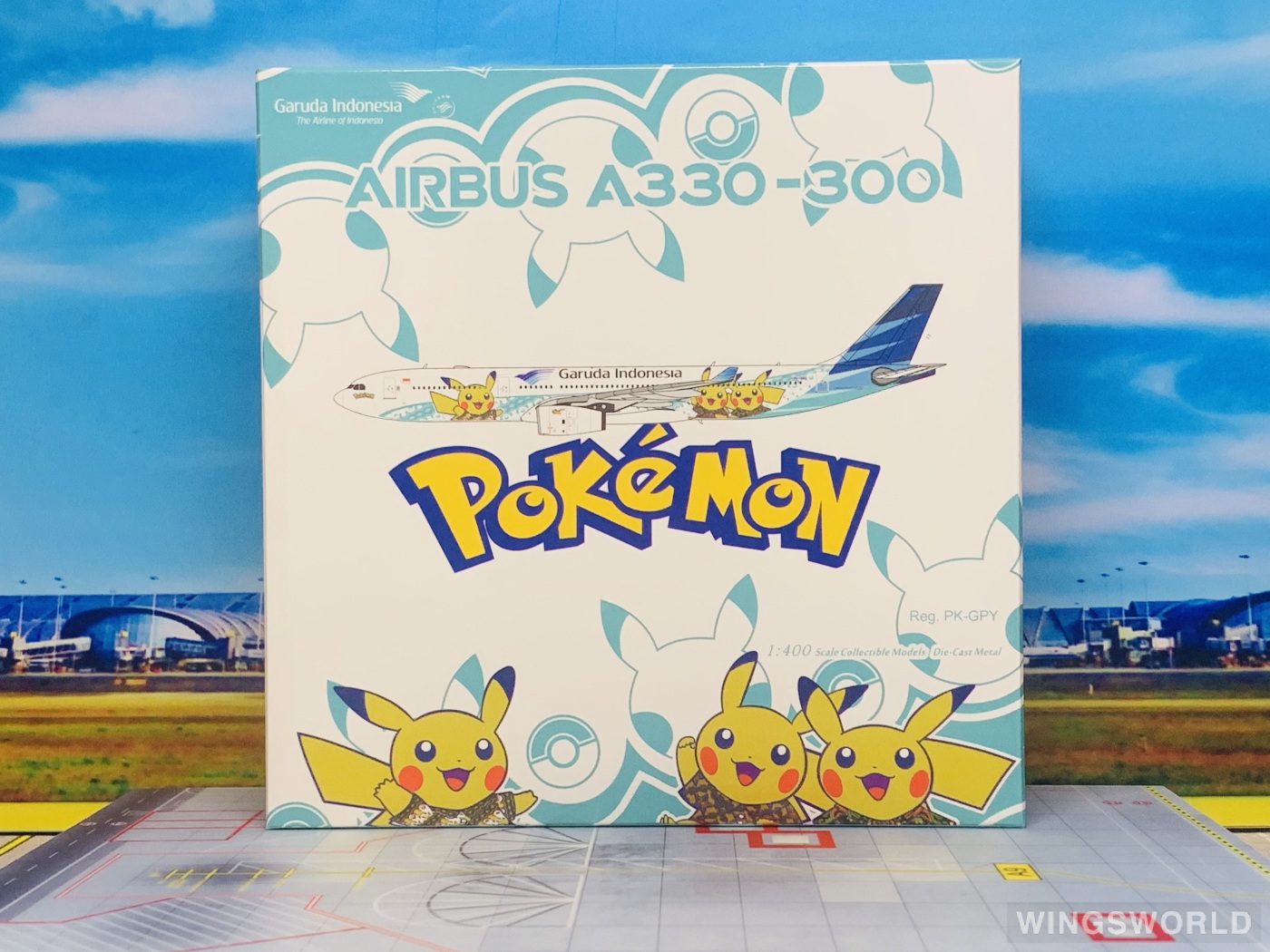 NGmodels 1:400 NG62073 Garuda Indonesia 印度尼西亚鹰航 Airbus A330-300 PK-GPY