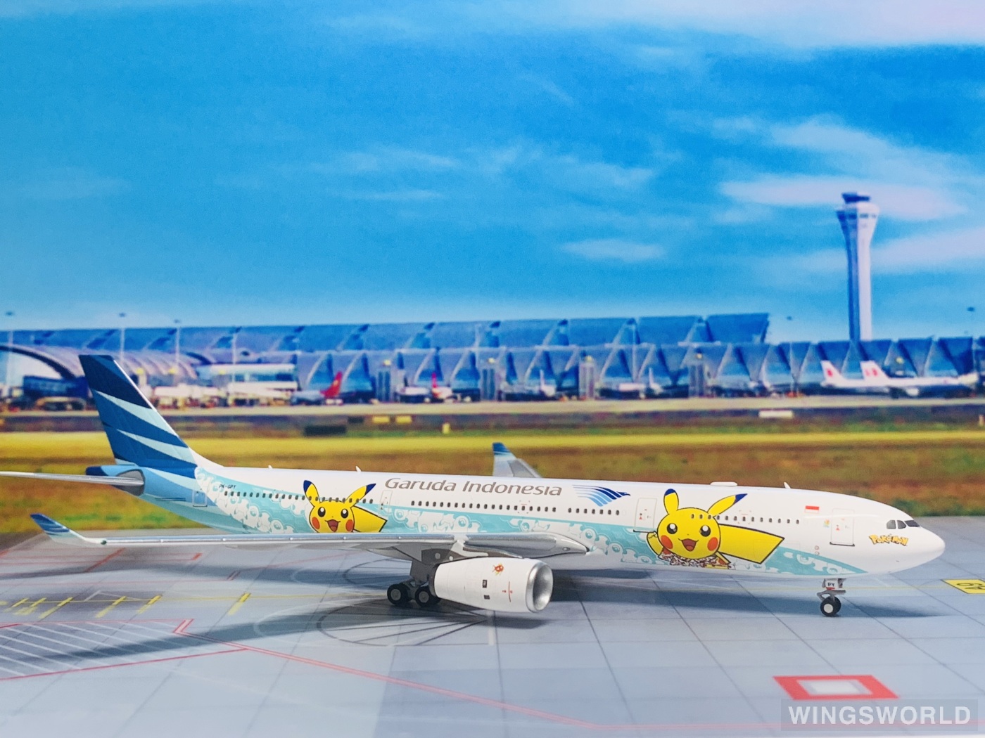 NGmodels 1:400 NG62073 Garuda Indonesia 印度尼西亚鹰航 Airbus A330-300 PK-GPY