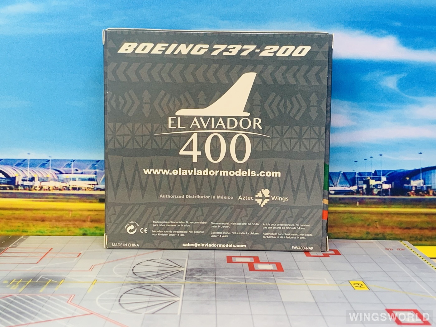 AeroClassics 1:400 EVA400NAK Aviacsa Boeing 737-200 XA-NAK