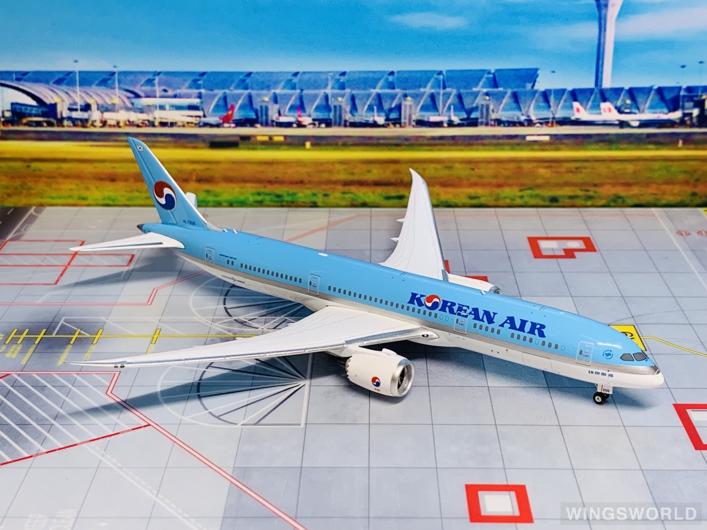 Phoenix 1:400 PH04235 Korean Air 大韩航空 Boeing 787-9 HL7206