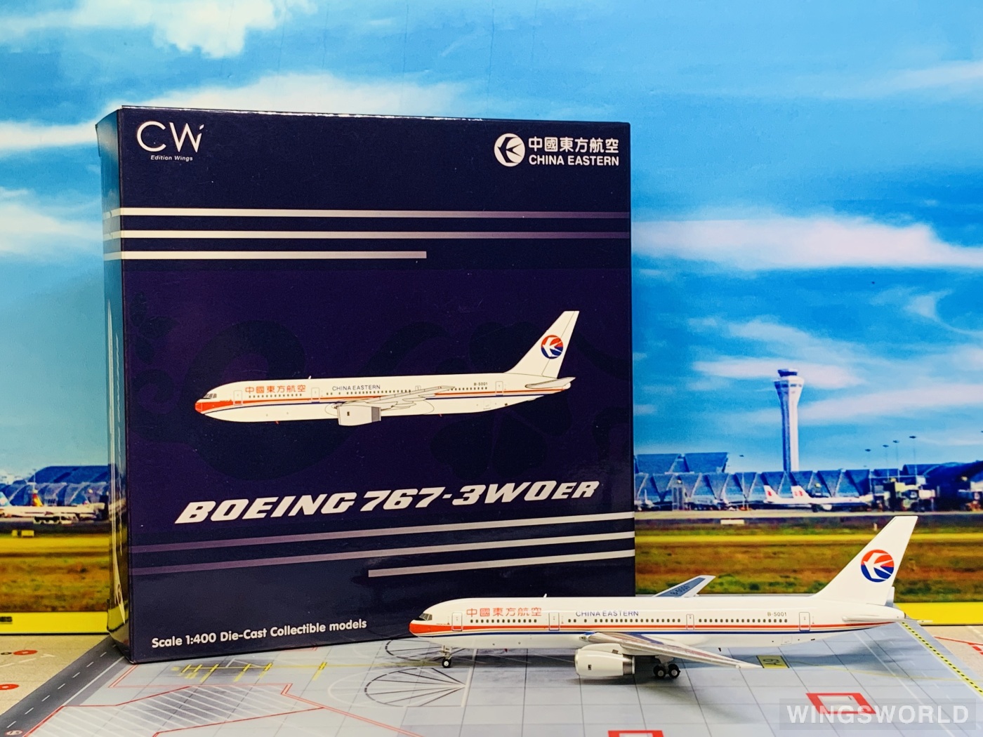 Creating Dreams Wings 1:400 CW24009 China Eastern 中国东方航空 Boeing 767-300 B-5001