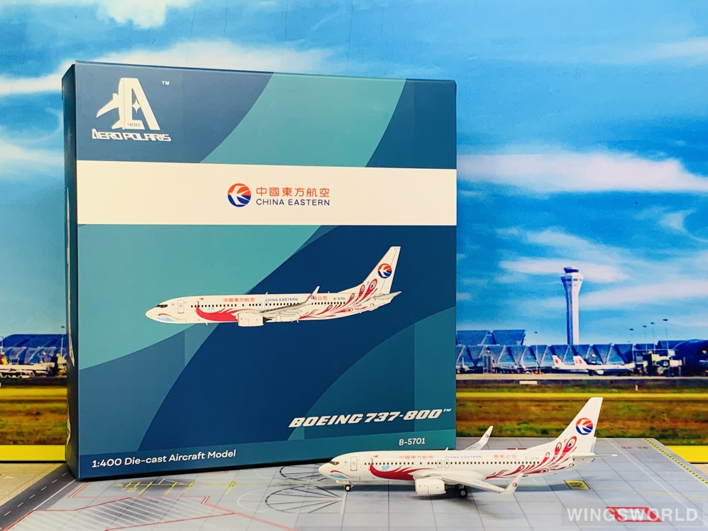 AeroPolaris 1:400 HA7380023 China Eastern 中国东方航空 Boeing 737-800 B-5701