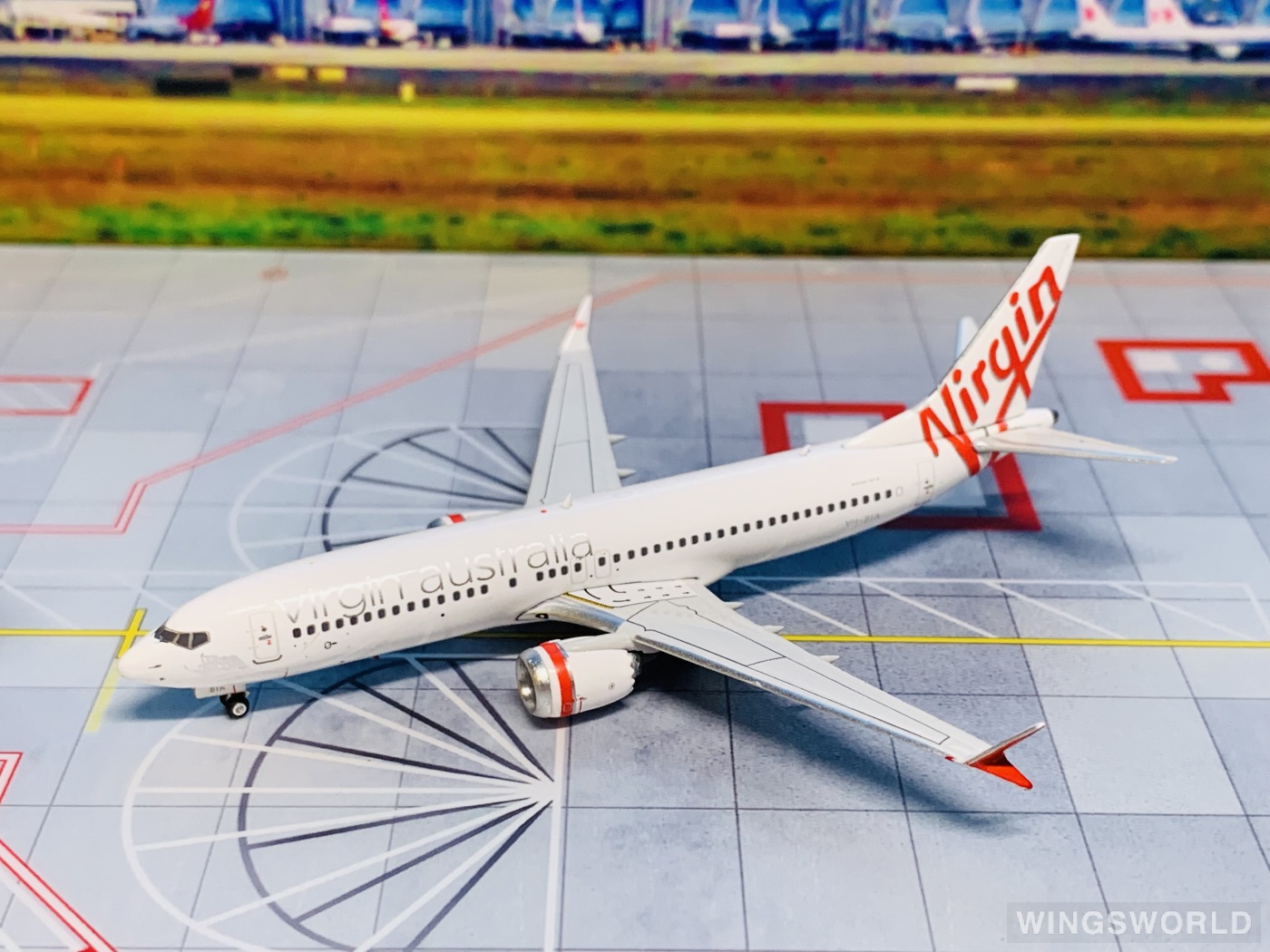 Phoenix 1:400 PH11809 Virgin Australia 维珍澳大利亚航空 Boeing 737 MAX 8 VH-8IA