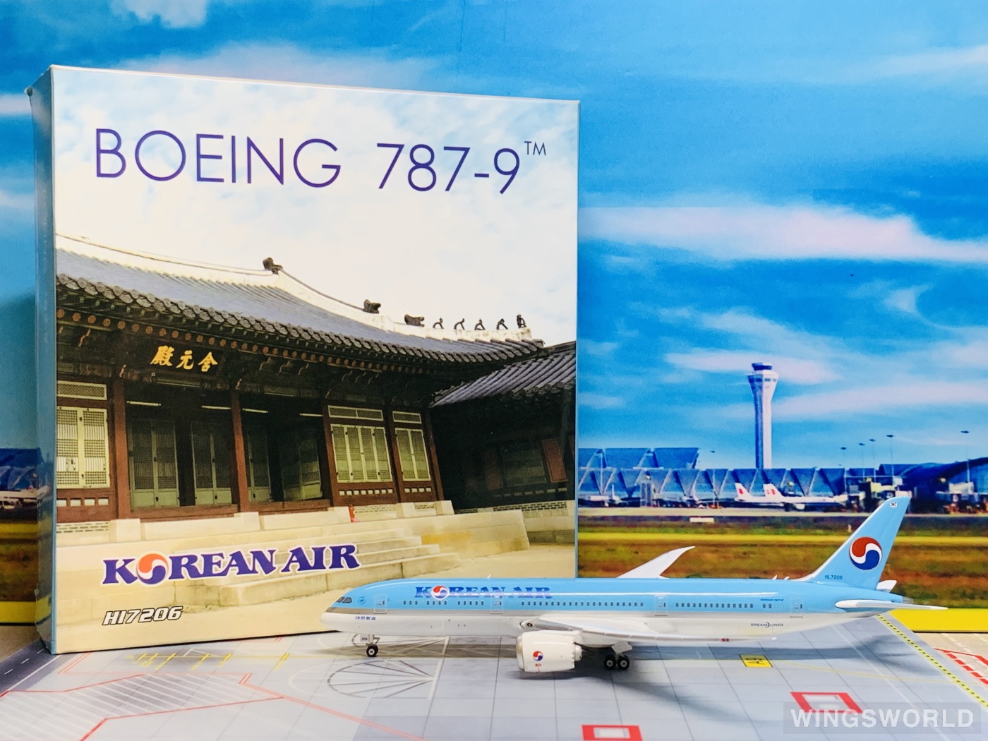 Phoenix 1:400 PH04235 Korean Air 大韩航空 Boeing 787-9 HL7206