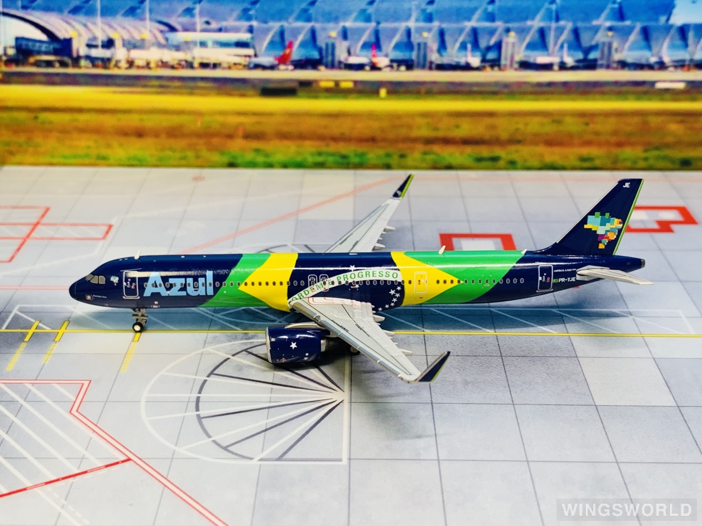 Geminijets 1:400 GJAZU2073 Azul 蓝色巴西航空 Airbus A321neo PR-YJE