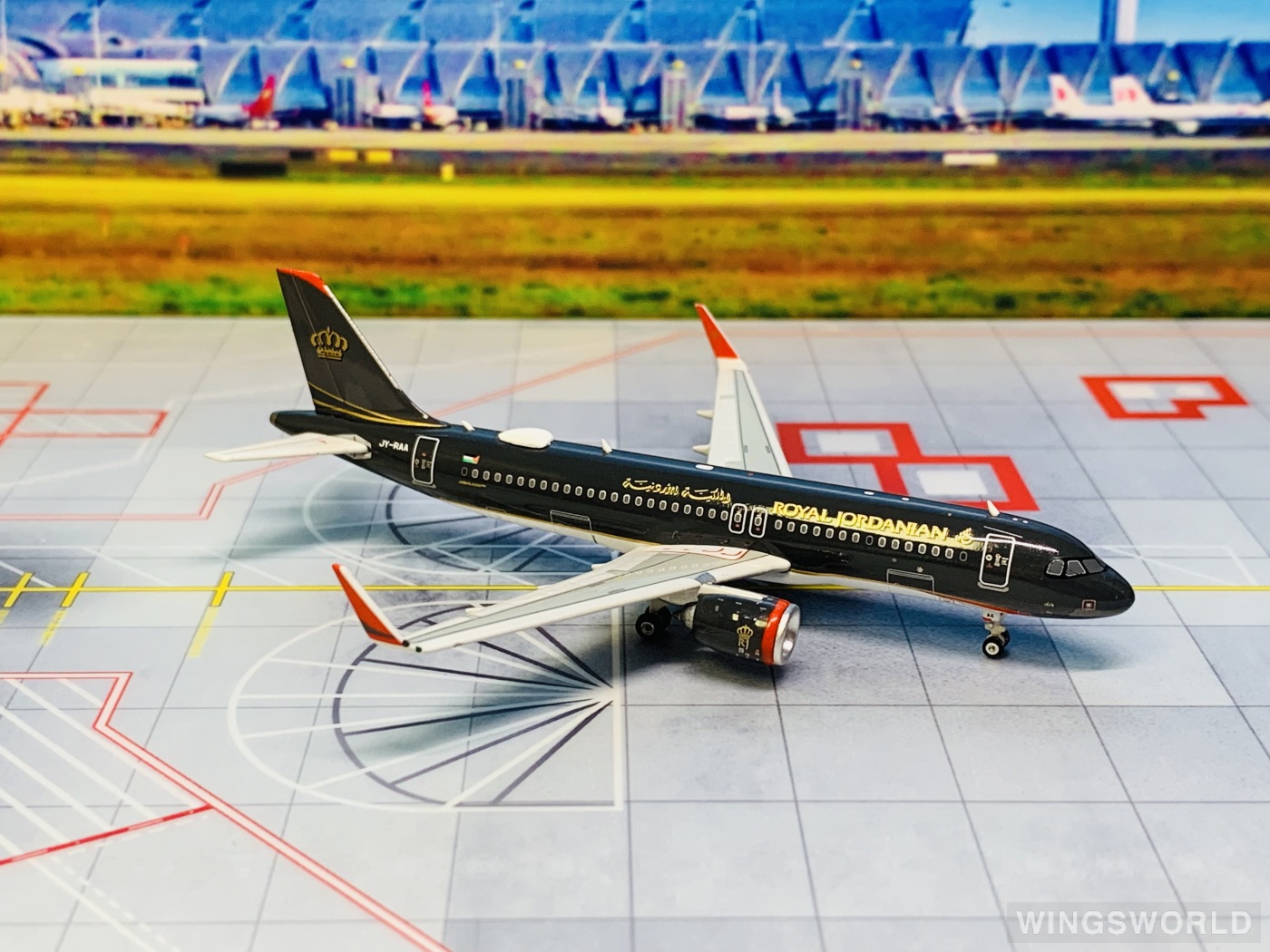 Phoenix 1:400 PH11969 Royal Jordanian Airlines 皇家约旦航空 Airbus A320neo JY-RAA