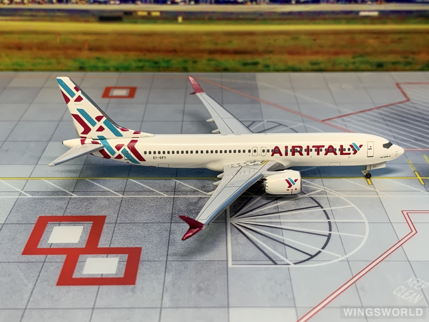 AeroClassics 1:400 AC419388 Air Italy Boeing 737 MAX 8 EI-GFY