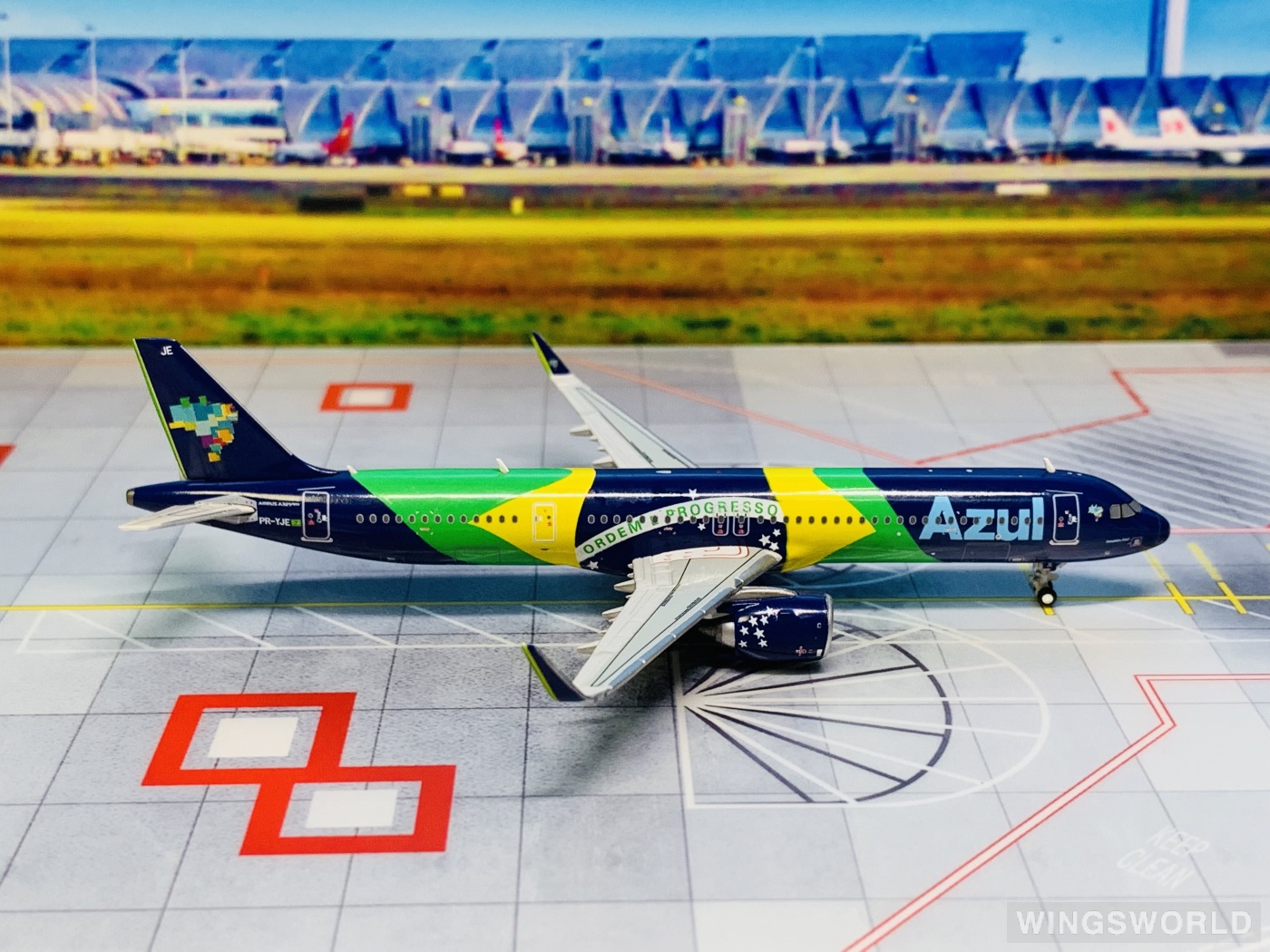Geminijets 1:400 GJAZU2073 Azul 蓝色巴西航空 Airbus A321neo PR-YJE