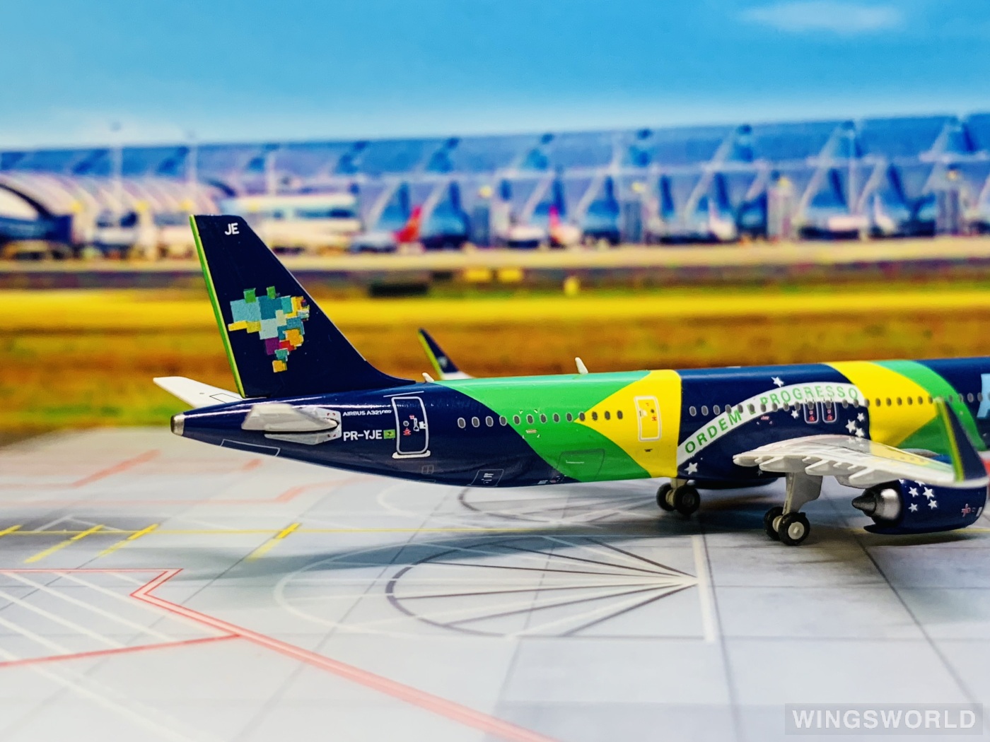 Geminijets 1:400 GJAZU2073 Azul 蓝色巴西航空 Airbus A321neo PR-YJE