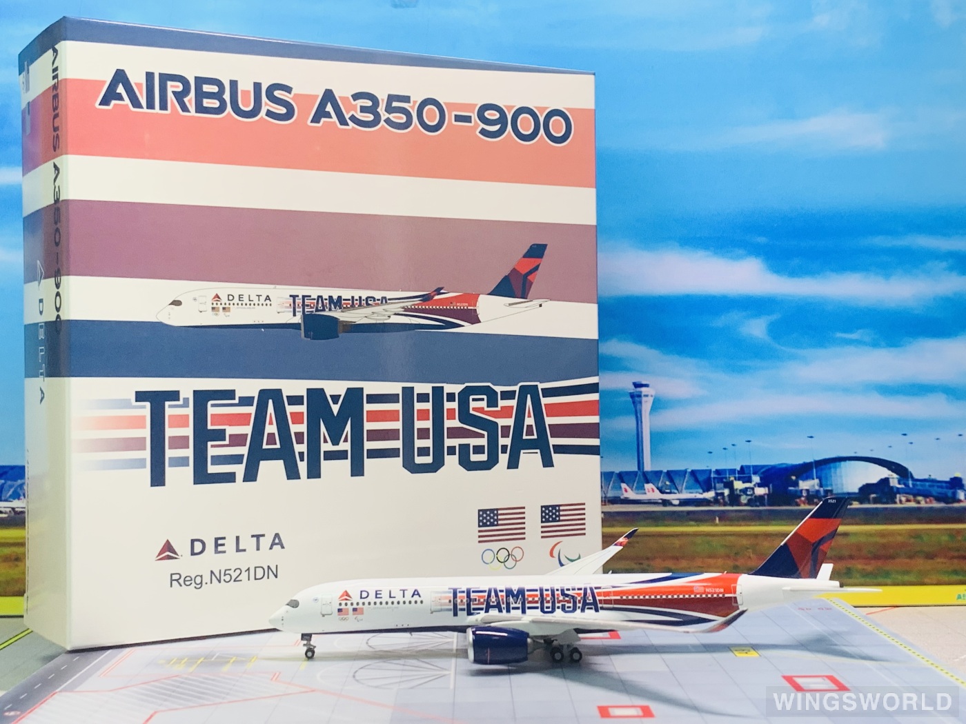 NGmodels 1:400 NG39067 Delta Air Lines 达美航空 Airbus A350-900 N521DN