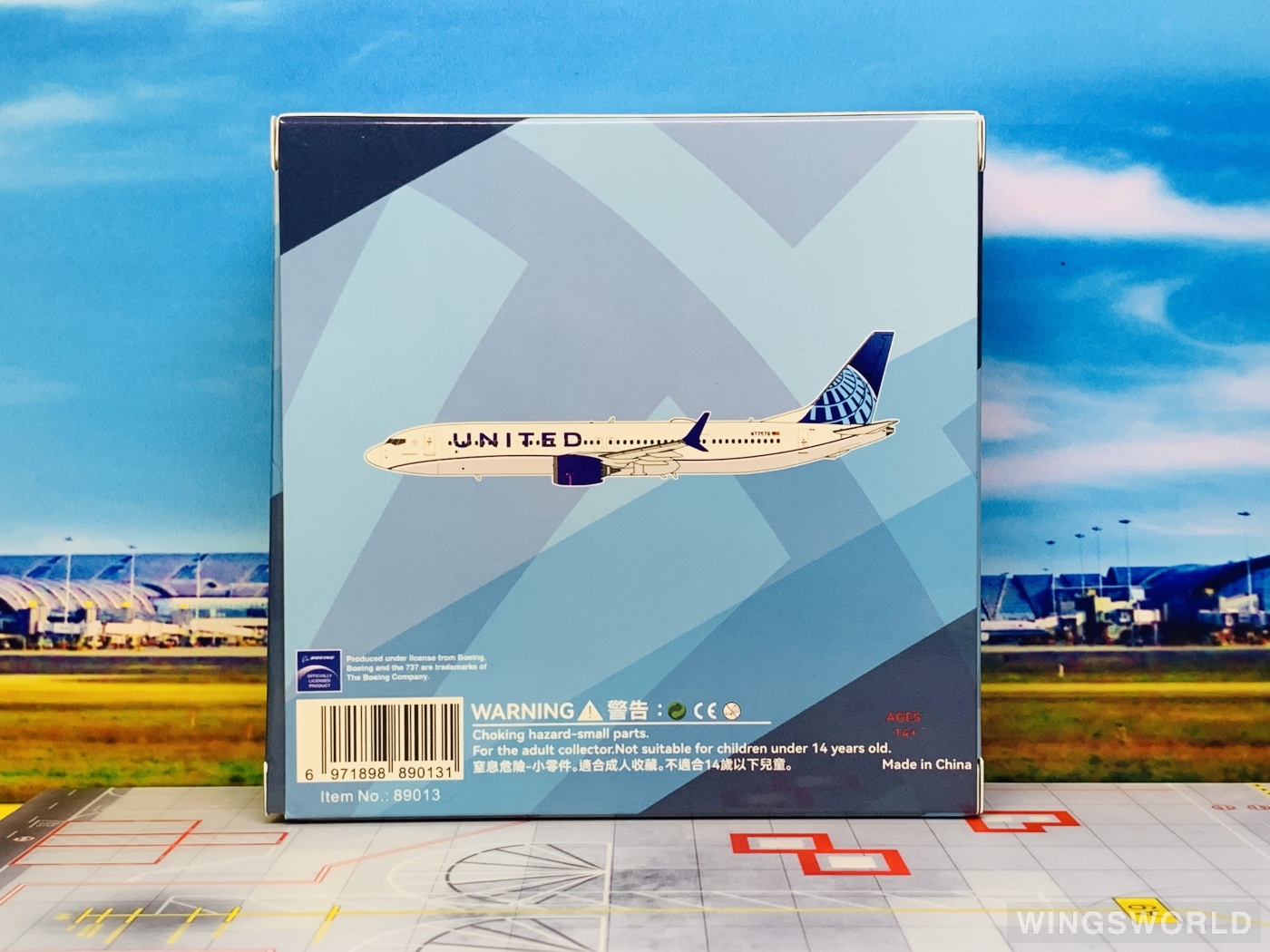 NGmodels 1:400 NG89013 United Airlines 美国联合航空 Boeing 737 MAX 9 N77578