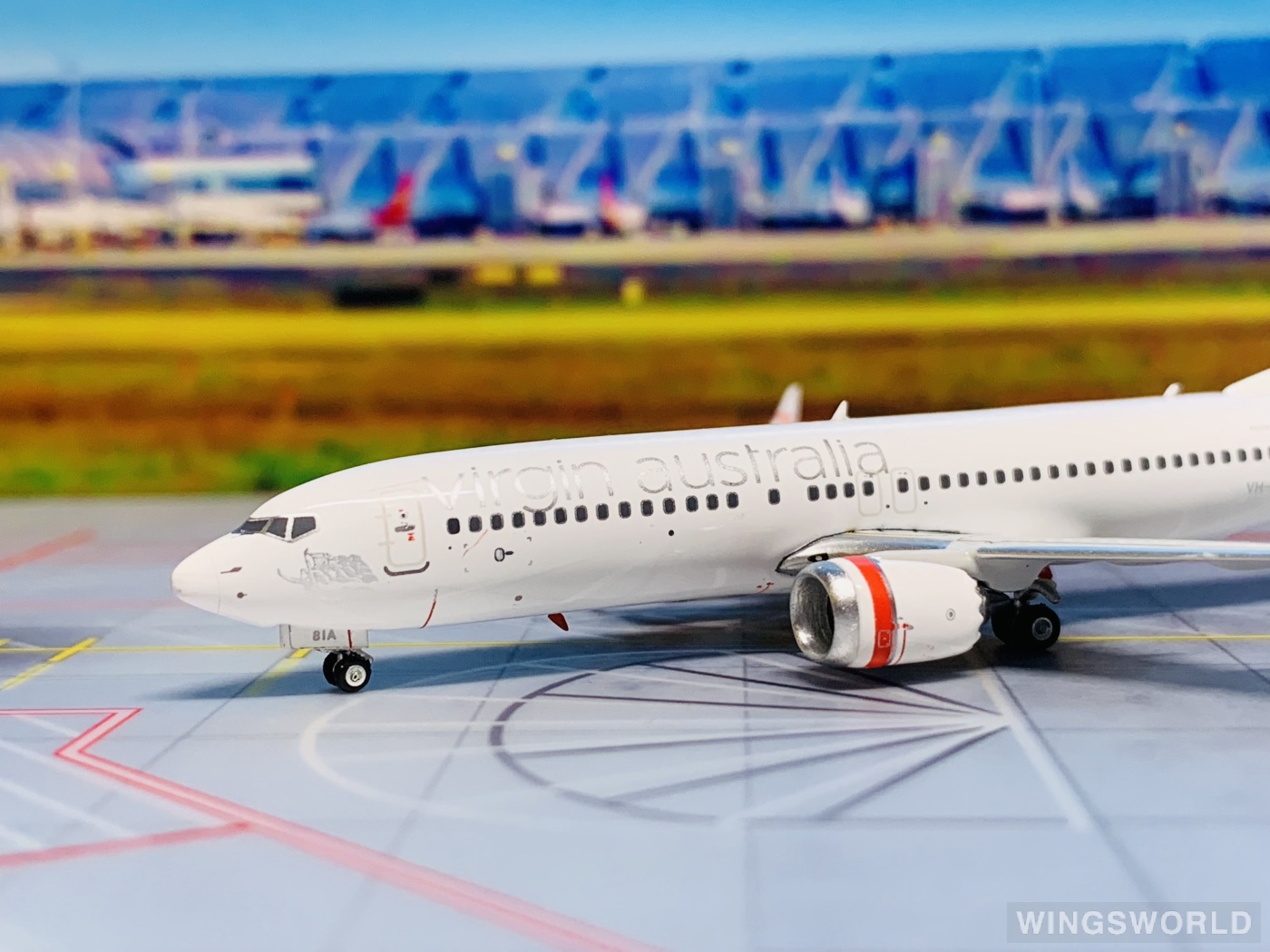 Phoenix 1:400 PH11809 Virgin Australia 维珍澳大利亚航空 Boeing 737 MAX 8 VH-8IA