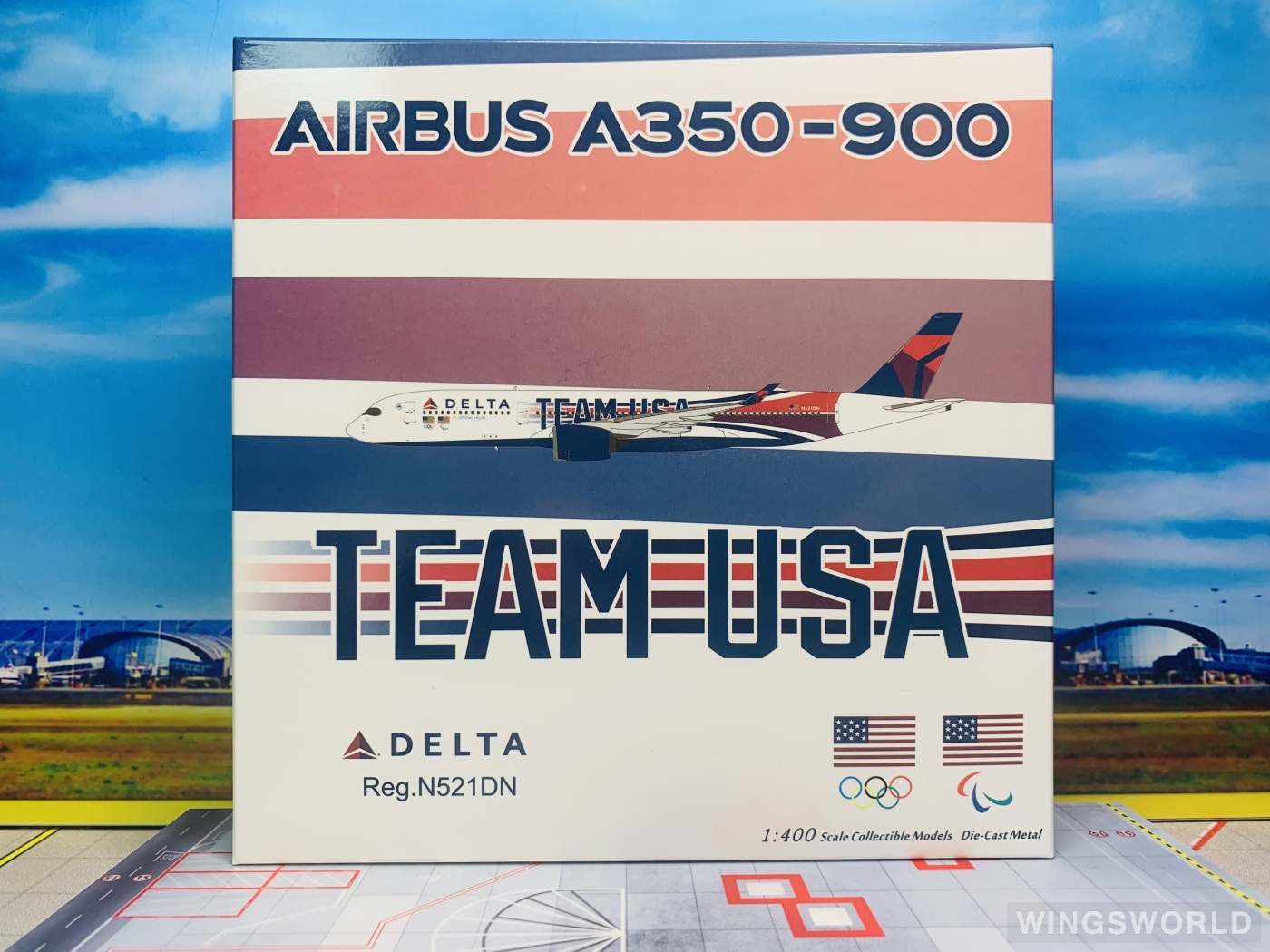 NGmodels 1:400 NG39067 Delta Air Lines 达美航空 Airbus A350-900 N521DN