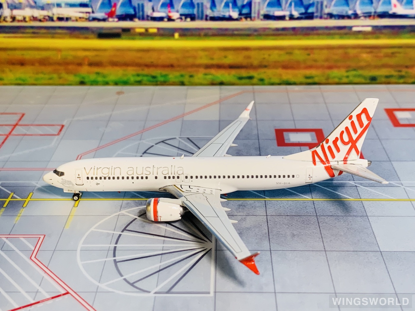 Phoenix 1:400 PH11809 Virgin Australia 维珍澳大利亚航空 Boeing 737 MAX 8 VH-8IA