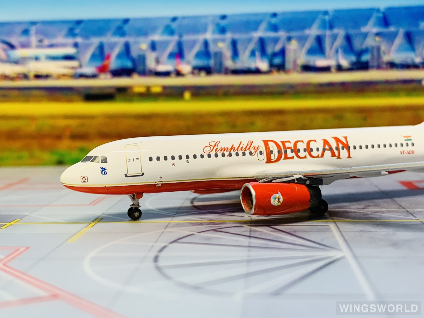 AeroClassics 1:400 AC411260 Simplifly Deccan 德干航空 Airbus A320 VT-ADU