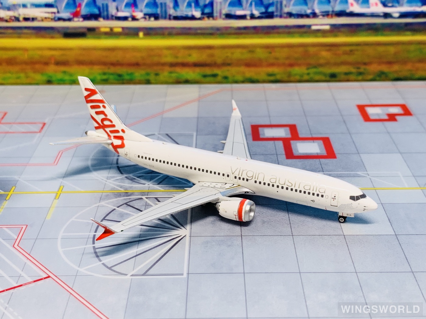 Phoenix 1:400 PH11809 Virgin Australia 维珍澳大利亚航空 Boeing 737 MAX 8 VH-8IA